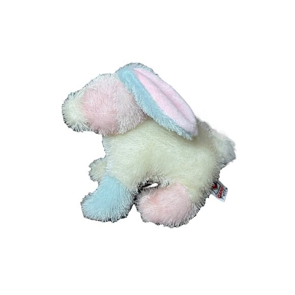 Webkinz Cotton Candy Bunny White Terrier Puppy Dog Pair NO Code Plush Animals - Picture 8 of 16